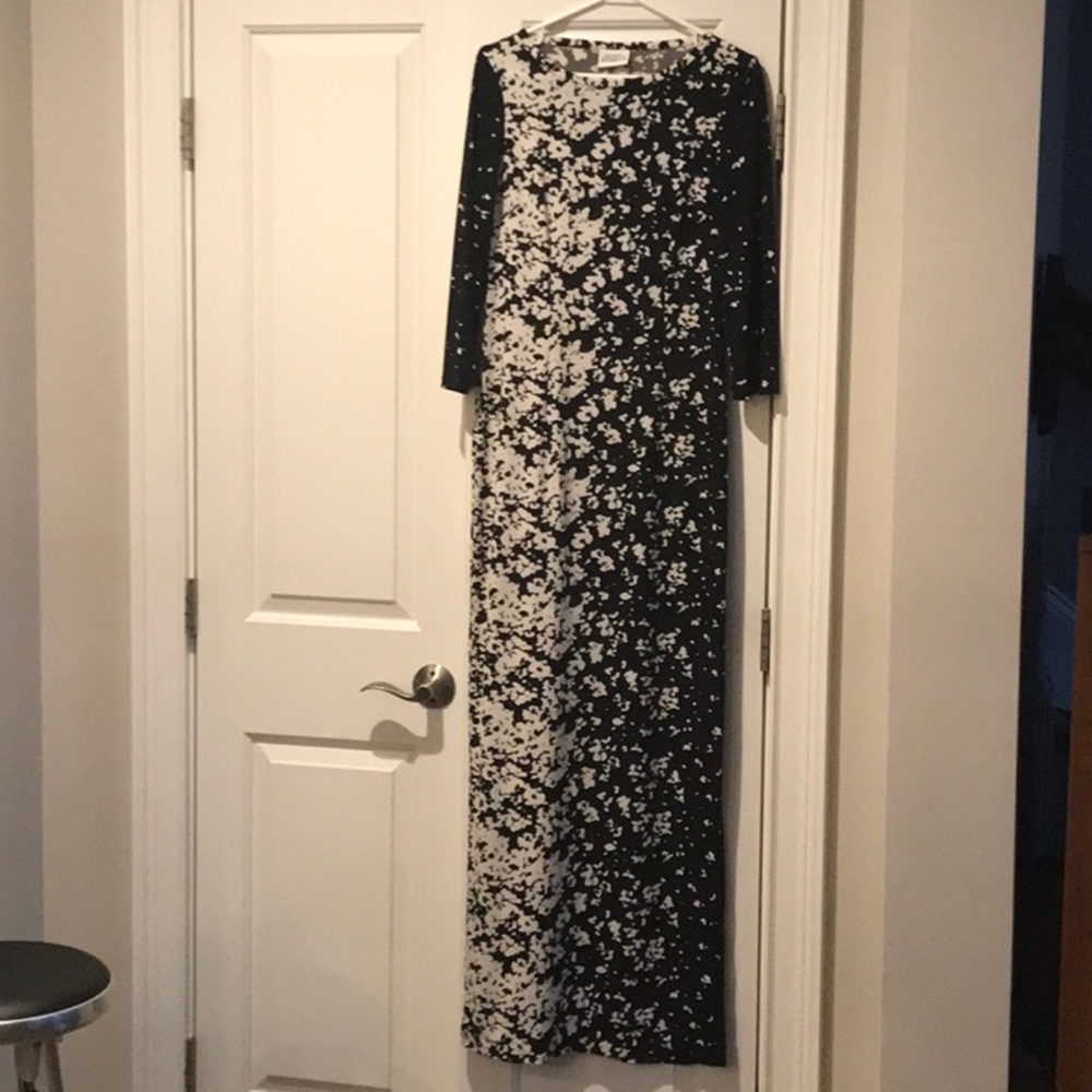 Knit maxi dress